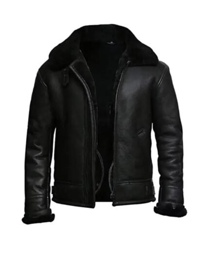Mens Aviator B3 Shearling Sheepskin Jacket