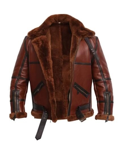 Men’s RAF British Shearling Aviator Jacket