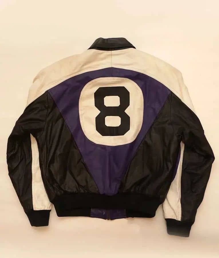 Michael Hoban 8 Ball Logo Purple and Black Jacket 2