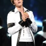 Singer Justin Drew Bieber White Leather Jacket