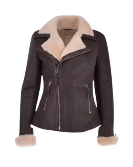 Women’s Aviator Shearling Jacket