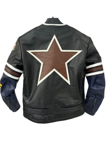 vanson leathers star jacket close up