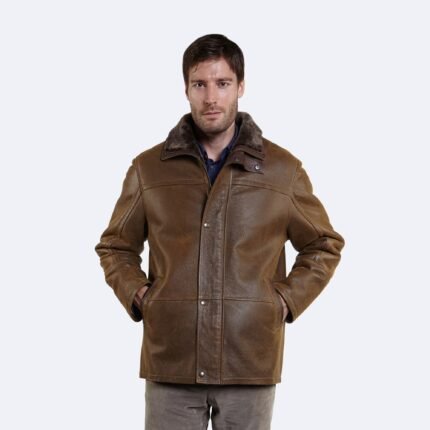 David Sheepskin Leather Jacket