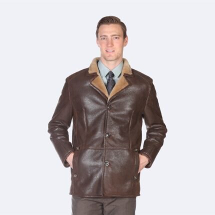 Eugene Sheepskin Leather Jacket