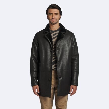 Paolo Shearling Leather Coat