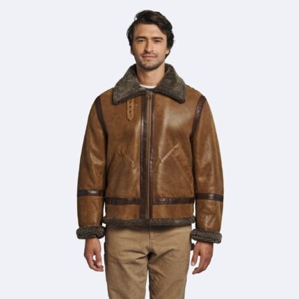 Winfield Shearling Leather Jacket