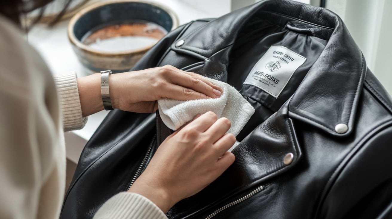 How to laundry leather jacket?