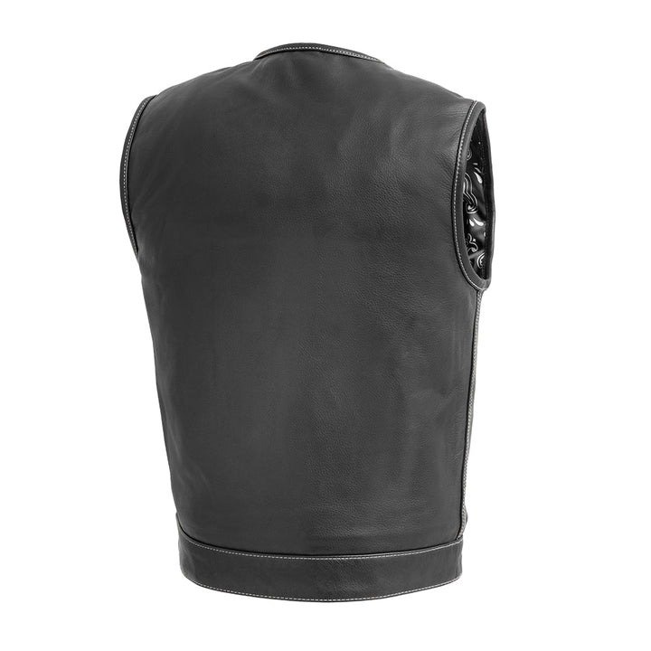 Bandit Men's Premium Leather Motorcycle Vest3 Bandit Men's Premium Leather Motorcycle Vest4