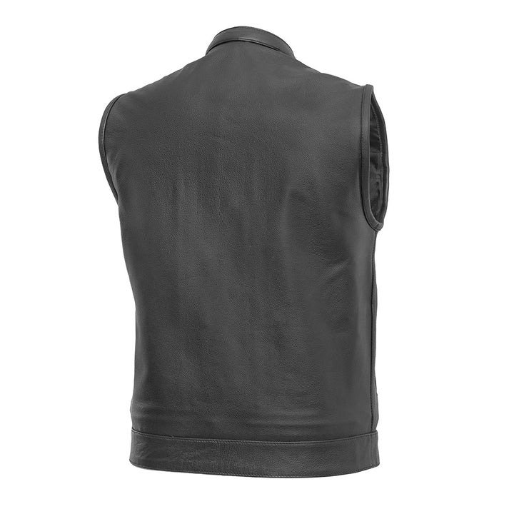Blaster Men's Leather Motorcycle Vest Ride in Style and Comfort1