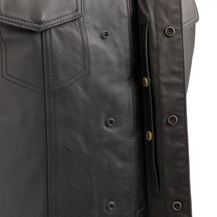 Sniper Leather Motorcycle Vest for Men Perfect for Bikers2